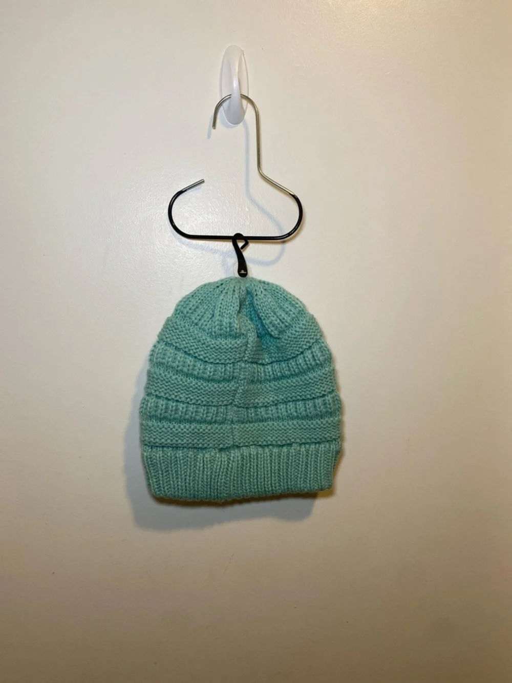 C.C Women Ribbed Knit Beanie - Mint Green